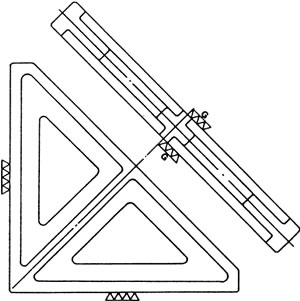 Cast Iron Triangle Type Square Plate