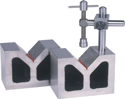 Cast Iron V Block with Clamp