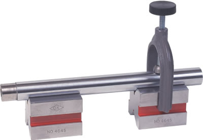 Hardened Steel V Block with Clamp